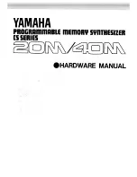 Preview for 1 page of Yamaha 20M Hardware Manual