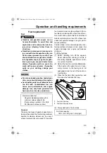 Preview for 89 page of Yamaha 212SS 2016 Owner'S/Operator'S Manual