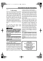 Предварительный просмотр 3 страницы Yamaha 250G Owner'S Manual