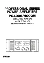 Yamaha 4002M Operating Manual предпросмотр