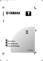 Yamaha 40V Owner'S Manual preview