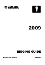 Yamaha 40XMH Rigging Manual preview
