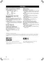 Preview for 6 page of Yamaha 5490 - HTR AV Receiver Owner'S Manual