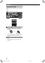 Preview for 24 page of Yamaha 5490 - HTR AV Receiver Owner'S Manual