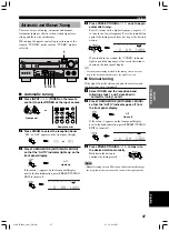 Preview for 41 page of Yamaha 5490 - HTR AV Receiver Owner'S Manual