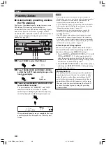 Preview for 42 page of Yamaha 5490 - HTR AV Receiver Owner'S Manual