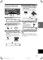 Preview for 43 page of Yamaha 5490 - HTR AV Receiver Owner'S Manual