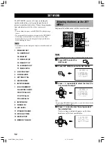 Preview for 56 page of Yamaha 5490 - HTR AV Receiver Owner'S Manual