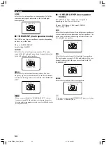 Preview for 58 page of Yamaha 5490 - HTR AV Receiver Owner'S Manual