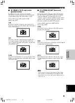 Preview for 59 page of Yamaha 5490 - HTR AV Receiver Owner'S Manual