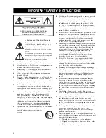 Preview for 2 page of Yamaha 5990 - HTR AV Receiver Owner'S Manual