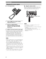 Preview for 8 page of Yamaha 5990 - HTR AV Receiver Owner'S Manual