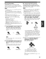 Preview for 43 page of Yamaha 5990 - HTR AV Receiver Owner'S Manual