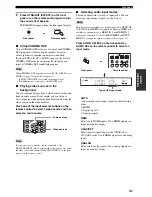 Preview for 45 page of Yamaha 5990 - HTR AV Receiver Owner'S Manual