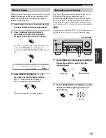 Preview for 49 page of Yamaha 5990 - HTR AV Receiver Owner'S Manual