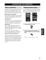 Preview for 63 page of Yamaha 5990 - HTR AV Receiver Owner'S Manual