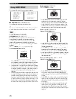 Preview for 80 page of Yamaha 5990 - HTR AV Receiver Owner'S Manual