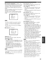 Preview for 89 page of Yamaha 5990 - HTR AV Receiver Owner'S Manual