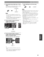 Preview for 99 page of Yamaha 5990 - HTR AV Receiver Owner'S Manual