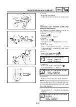 Предварительный просмотр 198 страницы Yamaha 5KR2 Service Manual