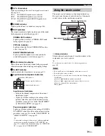 Preview for 35 page of Yamaha 6160 - HTR AV Receiver Owner'S Manual