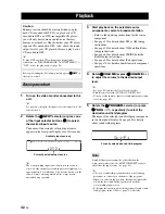 Preview for 46 page of Yamaha 6160 - HTR AV Receiver Owner'S Manual