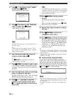 Preview for 70 page of Yamaha 6160 - HTR AV Receiver Owner'S Manual