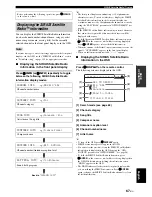 Preview for 71 page of Yamaha 6160 - HTR AV Receiver Owner'S Manual