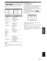 Preview for 97 page of Yamaha 6160 - HTR AV Receiver Owner'S Manual