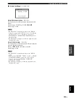 Preview for 103 page of Yamaha 6160 - HTR AV Receiver Owner'S Manual