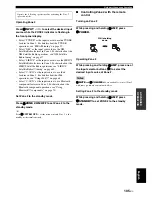 Preview for 109 page of Yamaha 6160 - HTR AV Receiver Owner'S Manual