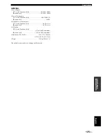 Preview for 129 page of Yamaha 6160 - HTR AV Receiver Owner'S Manual