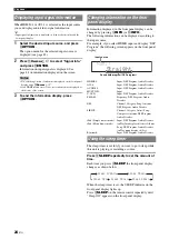 Preview for 28 page of Yamaha 6260 - HTR AV Receiver Owner'S Manual