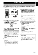 Preview for 15 page of Yamaha 64263 Owner'S Manual