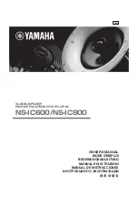 Предварительный просмотр 1 страницы Yamaha 800 Owner'S Manual