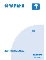 Preview for 1 page of Yamaha 8D Owner'S Manual