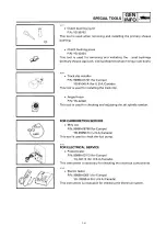 Preview for 14 page of Yamaha 8DE Service Manual