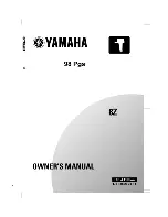 Preview for 1 page of Yamaha 8Z Owner'S Manual