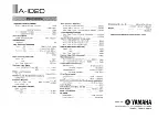 Preview for 12 page of Yamaha A-1020 Owner'S Manual