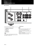 Preview for 10 page of Yamaha A-S2000 - Amplifier Owner'S Manual