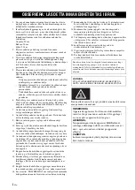 Предварительный просмотр 50 страницы Yamaha A-S201 Owner'S Manual