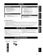 Предварительный просмотр 3 страницы Yamaha A-S300 Owner'S Manual