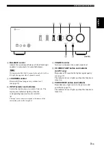 Предварительный просмотр 7 страницы Yamaha A-S301 Owner'S Manual