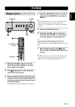 Предварительный просмотр 15 страницы Yamaha A-S301 Owner'S Manual