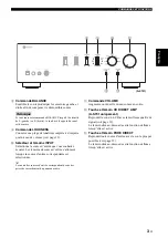 Предварительный просмотр 27 страницы Yamaha A-S301 Owner'S Manual