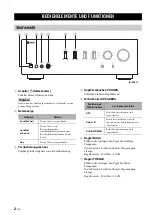 Предварительный просмотр 46 страницы Yamaha A-S301 Owner'S Manual