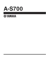 Предварительный просмотр 61 страницы Yamaha A-S700 - Amplifier Service Manual