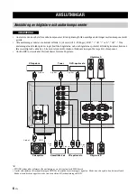 Предварительный просмотр 62 страницы Yamaha A-S700 BL Owner'S Manual