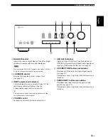 Предварительный просмотр 7 страницы Yamaha A-S801 Owner'S Manual