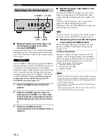 Предварительный просмотр 16 страницы Yamaha A-S801 Owner'S Manual